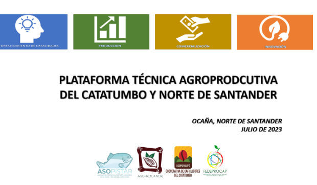 Plataforma técnica agroproductiva del Catatumbo y Norte de Santander