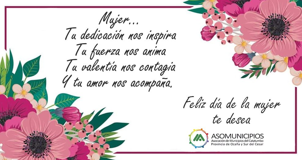 Feliz día Internacional de la Mujer