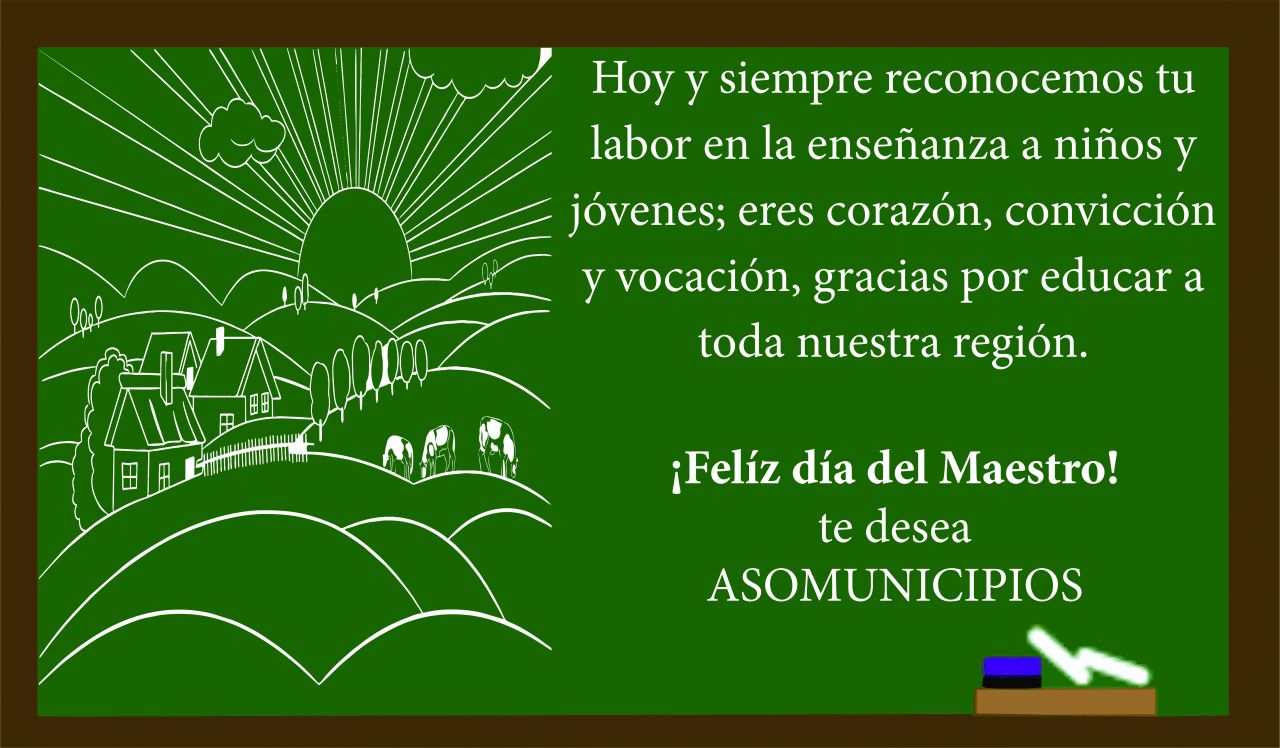 ¡Felíz día del Maestro!