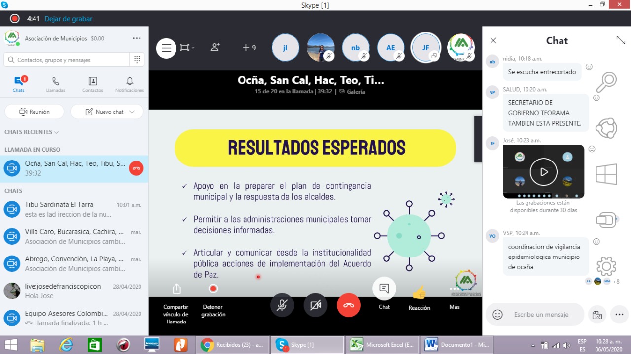Equipo de profesionales, para asesorar y fortalecer las áreas de gestión de las diferentes alcaldías municipales
