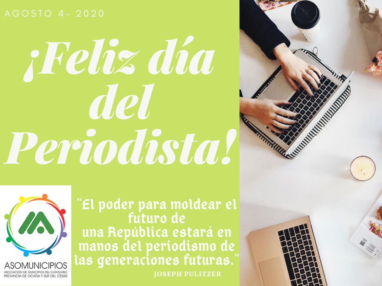 Feliz día del Periodista y Comunicador Social