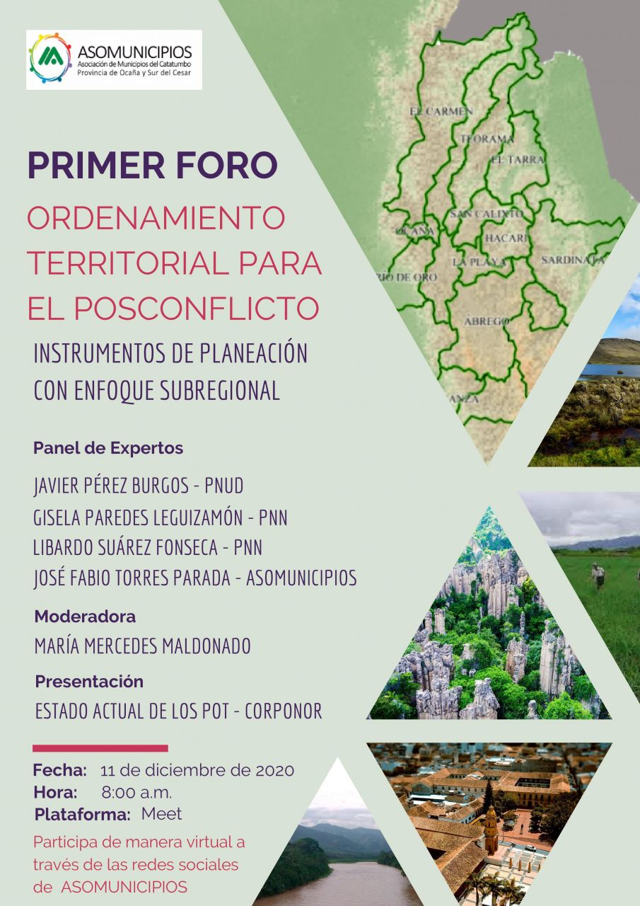 Foro Virtual Ordenamiento Territorial para el Posconflicto