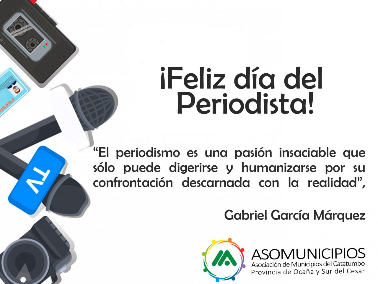 ¡Feliz día del periodista!