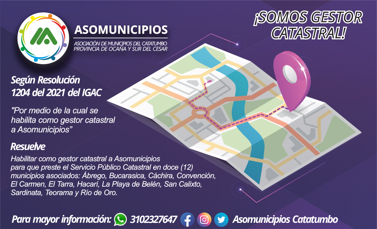 ¡SOMOS GESTOR CATASTRAL! 📍
