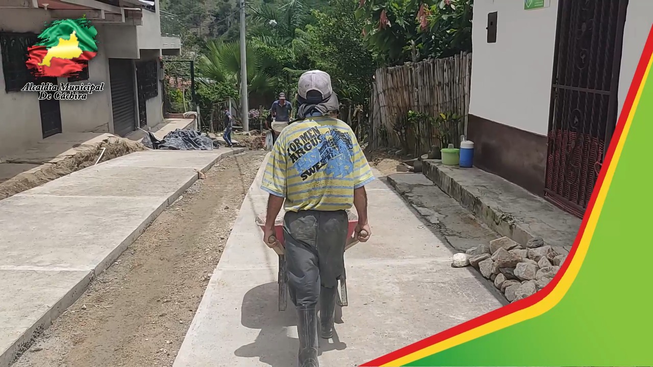 Pavimentación Calle de La Vega – Municipio de Cáchira