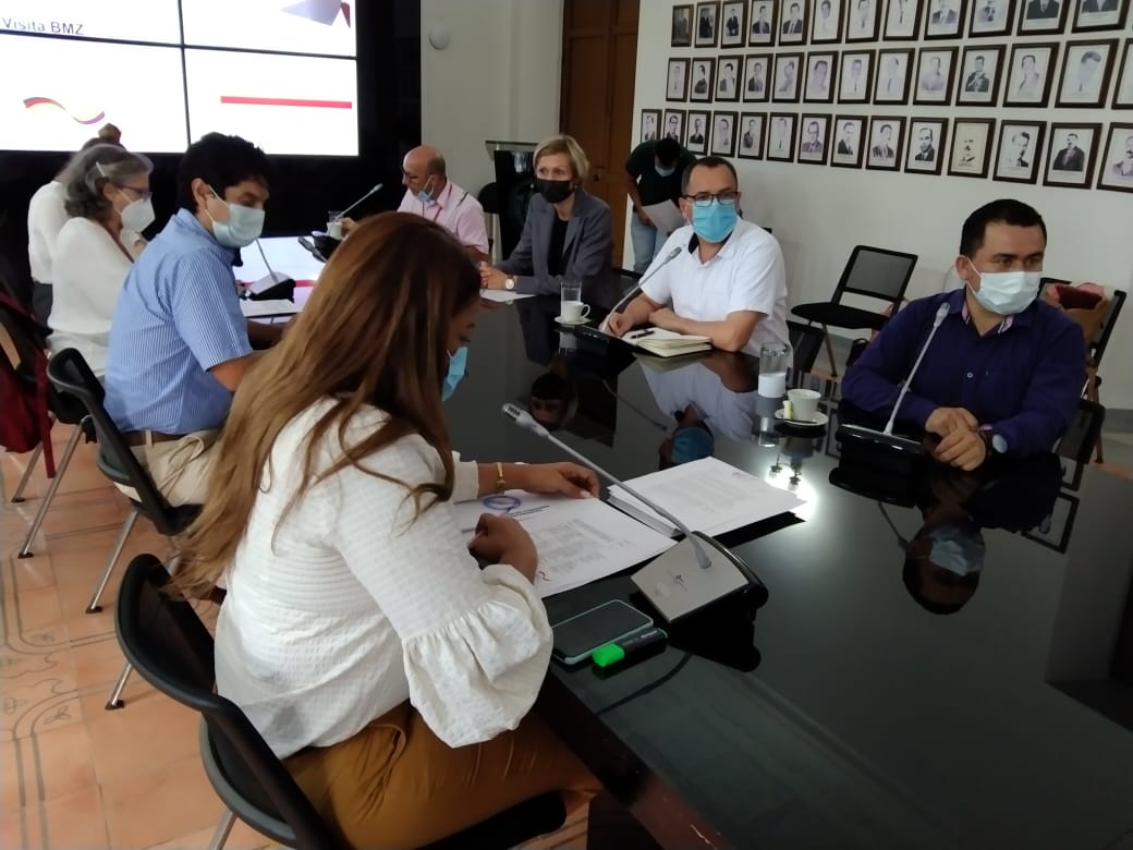 Visita institucional Comisionado para el Oriente Medio, Europa del Este y Latinoamérica en el Ministerio Federal de la Cooperación Económica y Desarrollo GIZ.