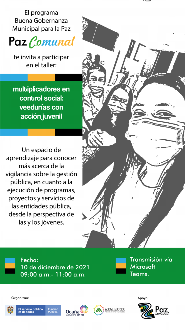 «Taller de multiplicadores en control social – veedurías con acción juvenil»