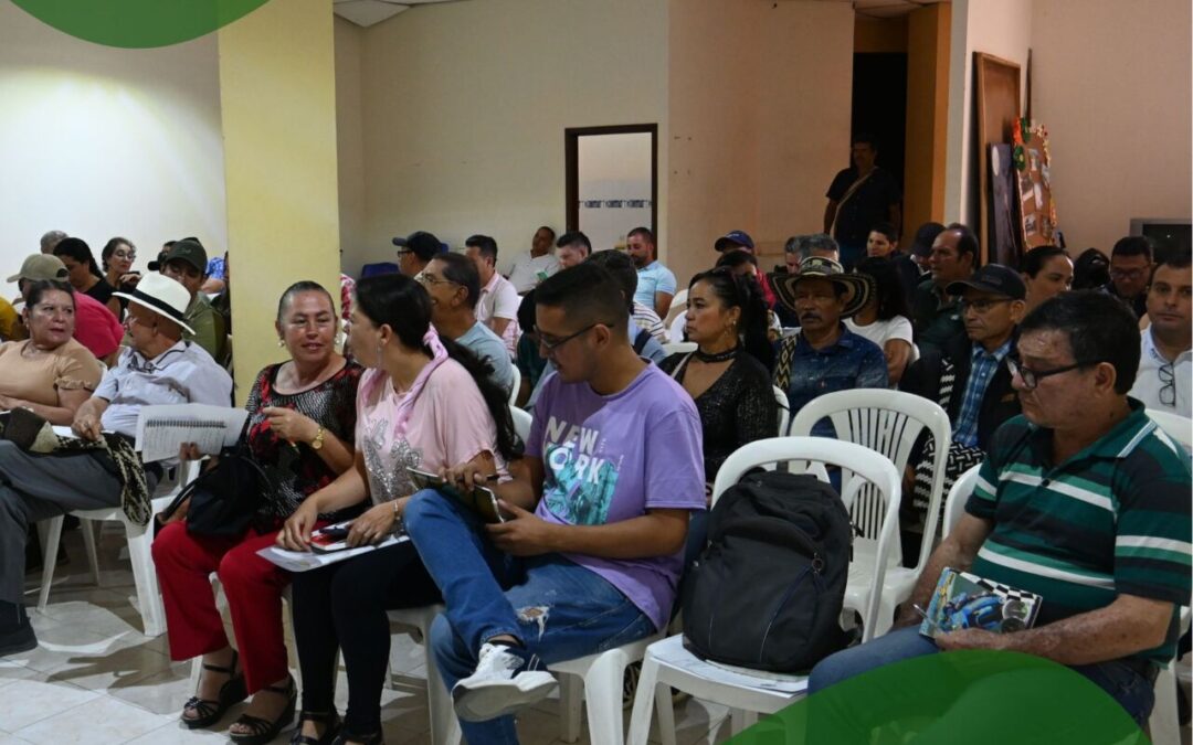Asomunicipios brindó capacitación sobre los convenios solidarios a los presidentes de juntas de acción comunal – JAC, del municipio de Río de Oro.