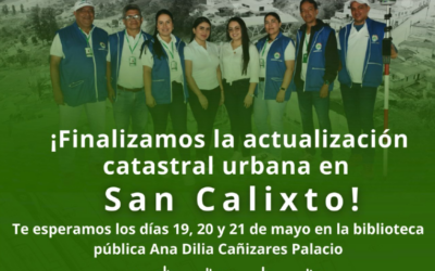 San Calixto avanza con un catastro urbano actualizado!