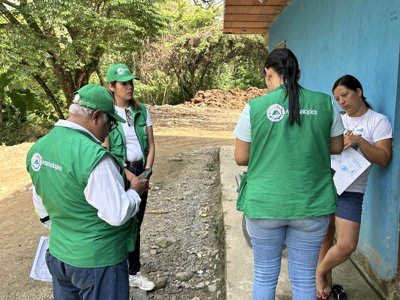Recorrido por zona de intervención