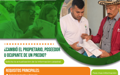 ¡Atención! Hay cambios en los trámites catastrales.